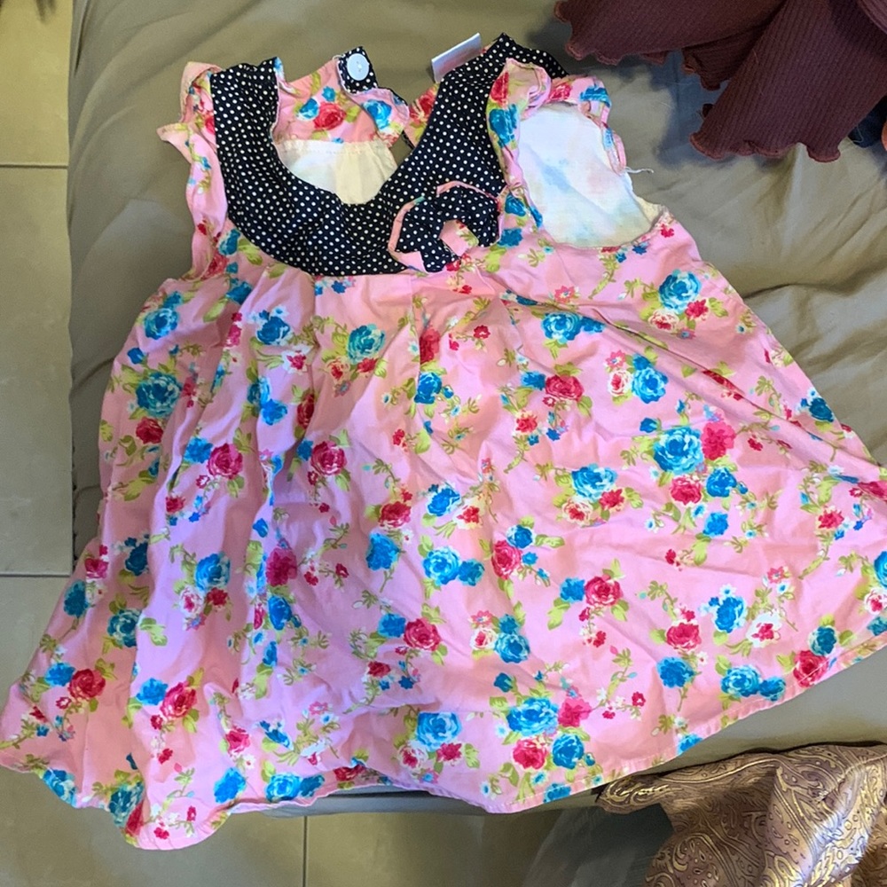 Laura Ashley floral pink dress
